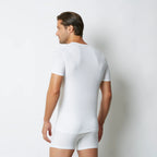 SIMPLY II - T-shirt me mëngë të shkurtra dhe jakë V