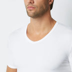 SIMPLY II - T-shirt me mëngë të shkurtra dhe jakë V