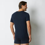 SIMPLY II - T-shirt me mëngë të shkurtra dhe jakë V