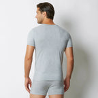 SIMPLY II - T-shirt me mëngë të shkurtra dhe jakë V