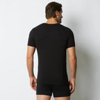 SIMPLY II - T-shirt me mëngë të shkurtra dhe jakë V