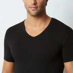 SIMPLY II - T-shirt me mëngë të shkurtra dhe jakë V