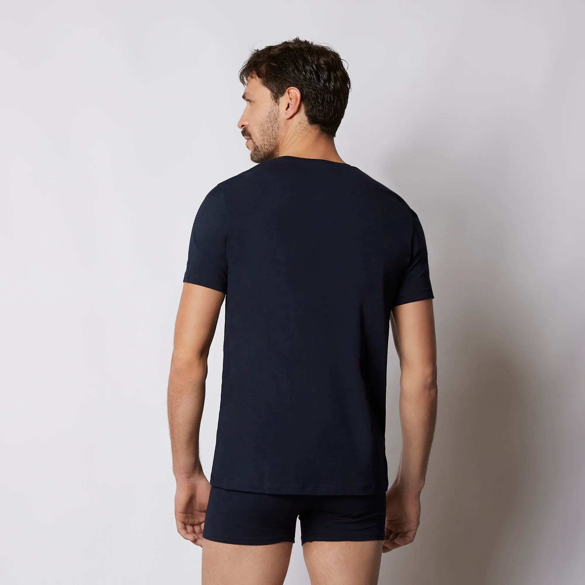 COTONE ANTIBATTERICO - T-shirt me mëngë të shkurtra dhe jakë të rrumbullakët