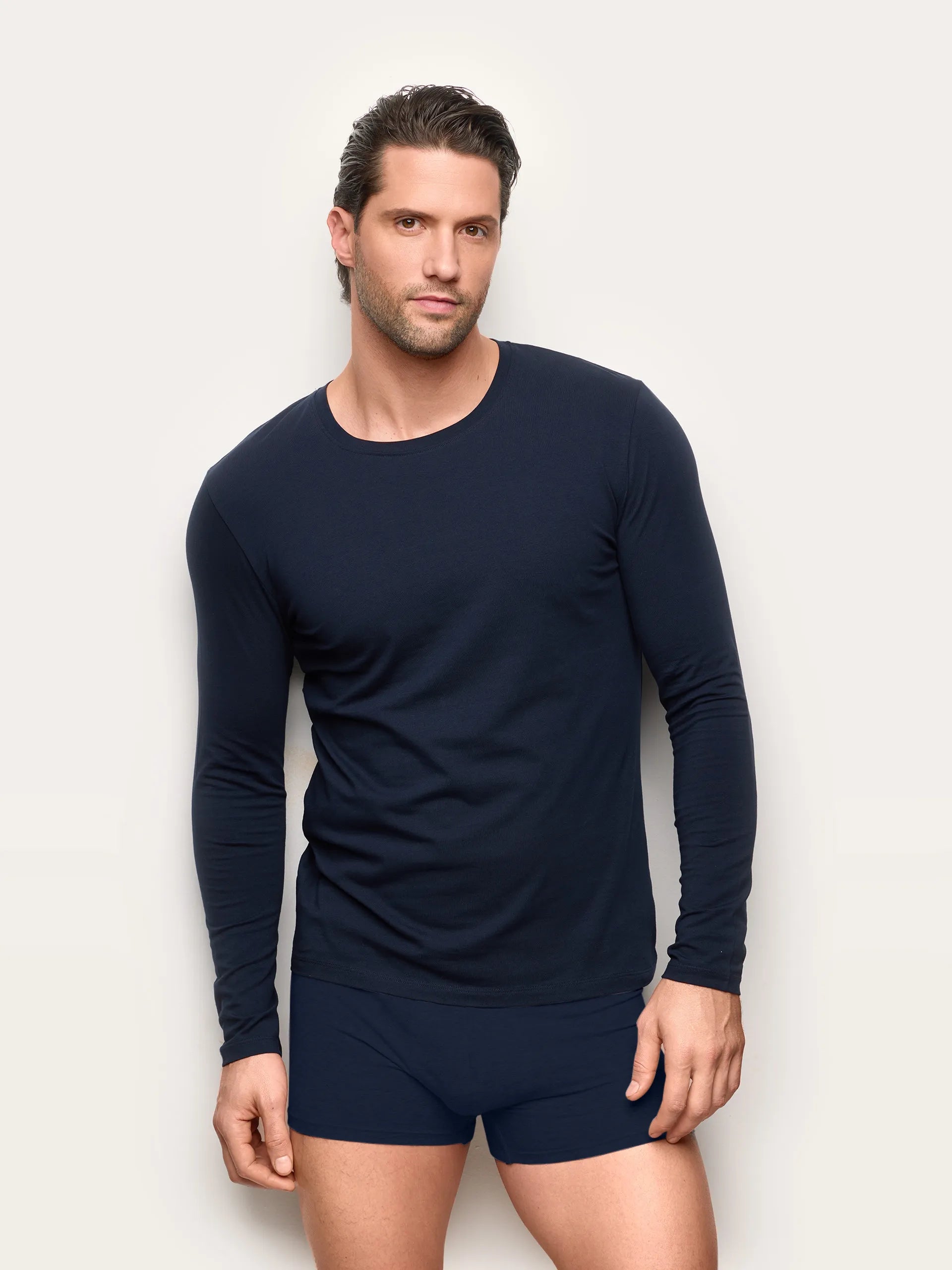 Yamamay Albania Long sleeve round neck tshirt | IMAU99X023_024_01.jpg