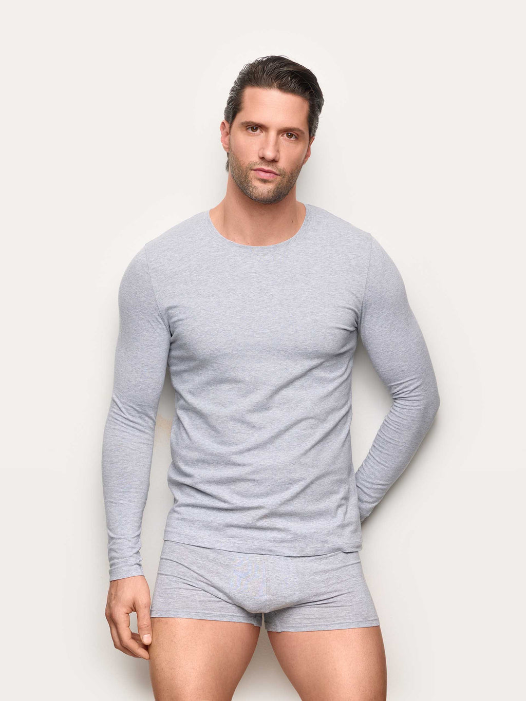 Yamamay Albania Long sleeve round neck tshirt | IMAU99X023_066_01.jpg