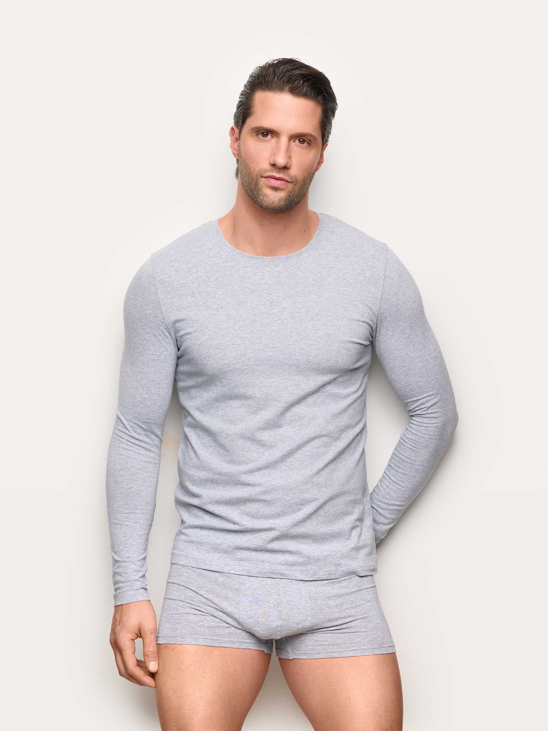 Yamamay Albania Long sleeve round neck tshirt | IMAU99X023_066_01.jpg