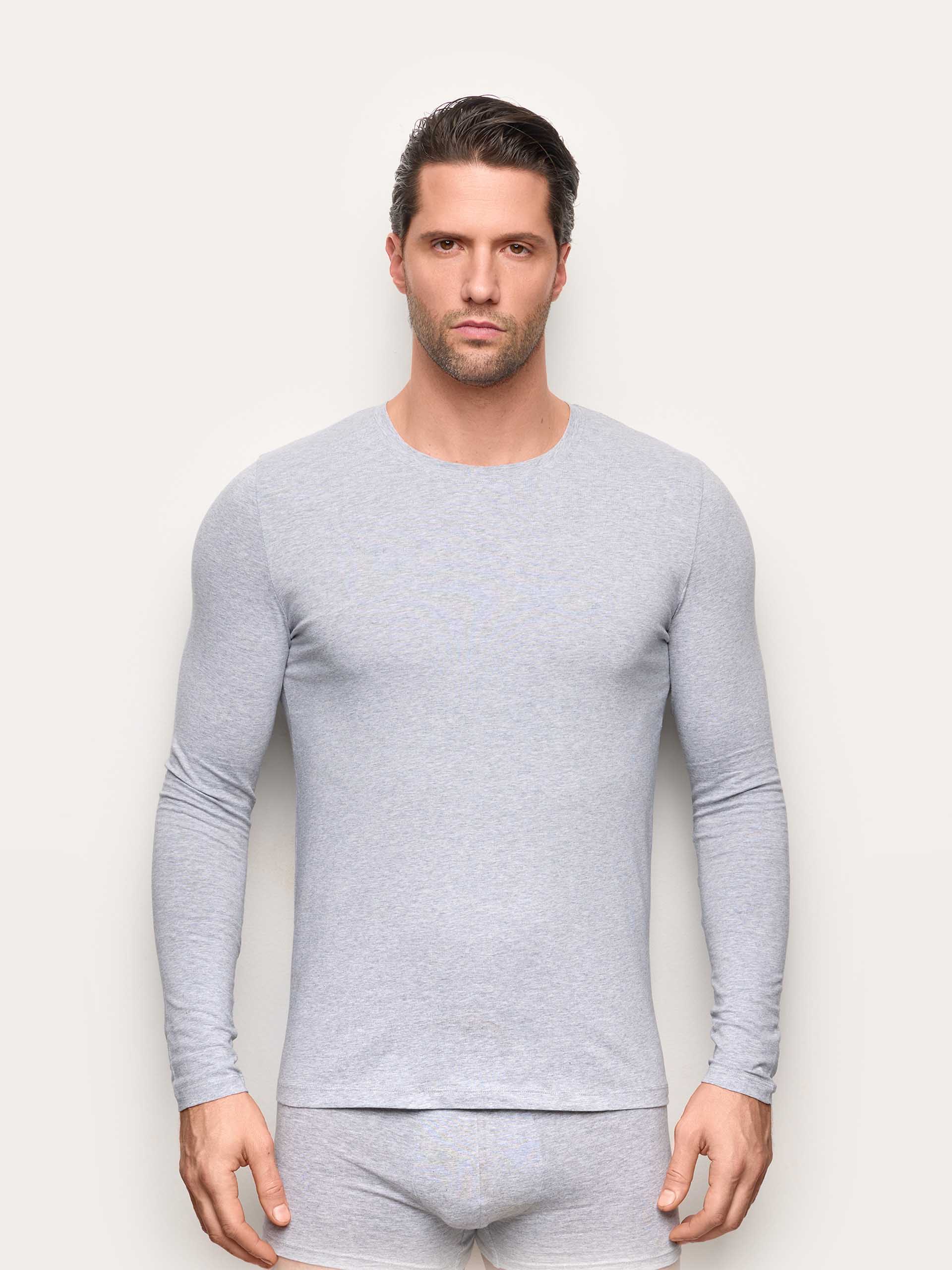 Yamamay Albania Long sleeve round neck tshirt | IMAU99X023_066_02.jpg