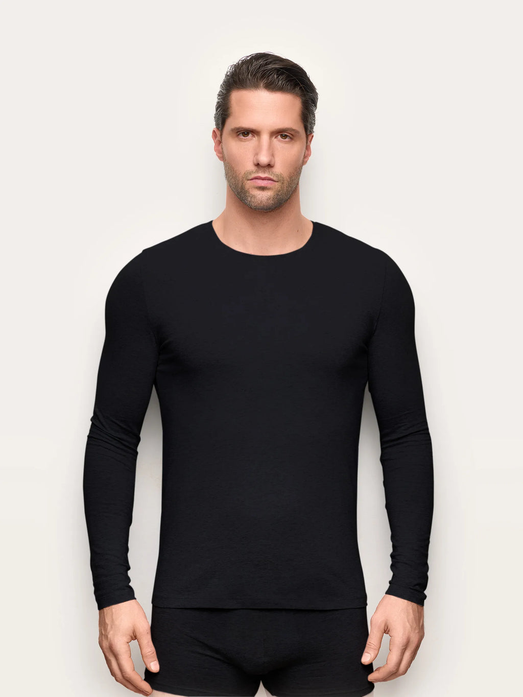 Yamamay Albania Long sleeve round neck tshirt | IMAU99X023_072_02.jpg