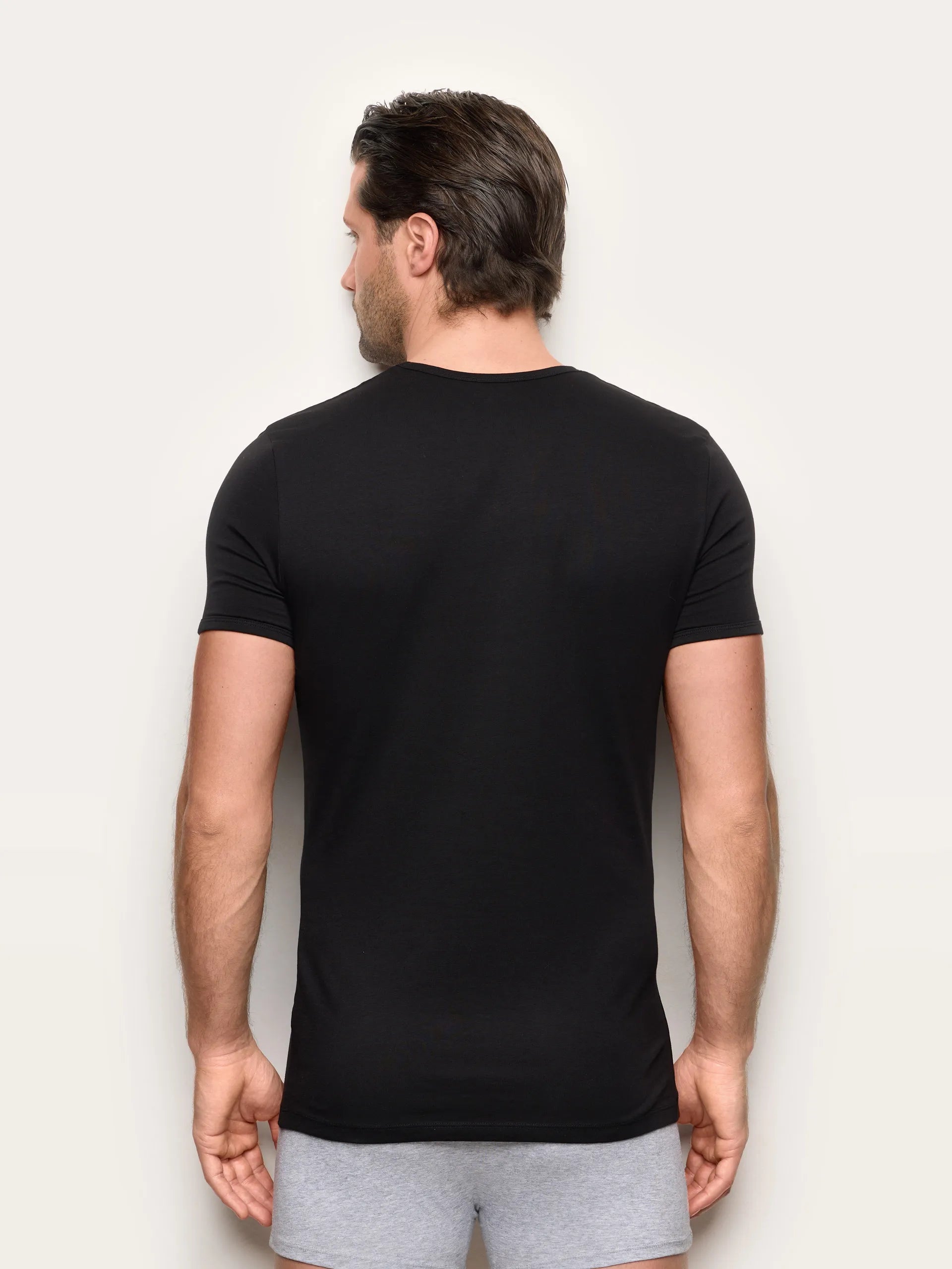 Yamamay Albania T-Shirt short sleeve V-neck | IMAU99X024_072_04.jpg