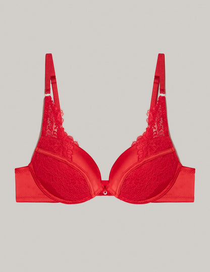 Push up bra - Unveil Red