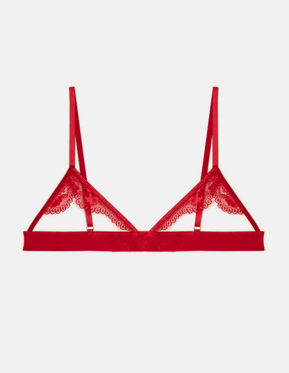 Triangle bra - Prive' - Magnetic Red