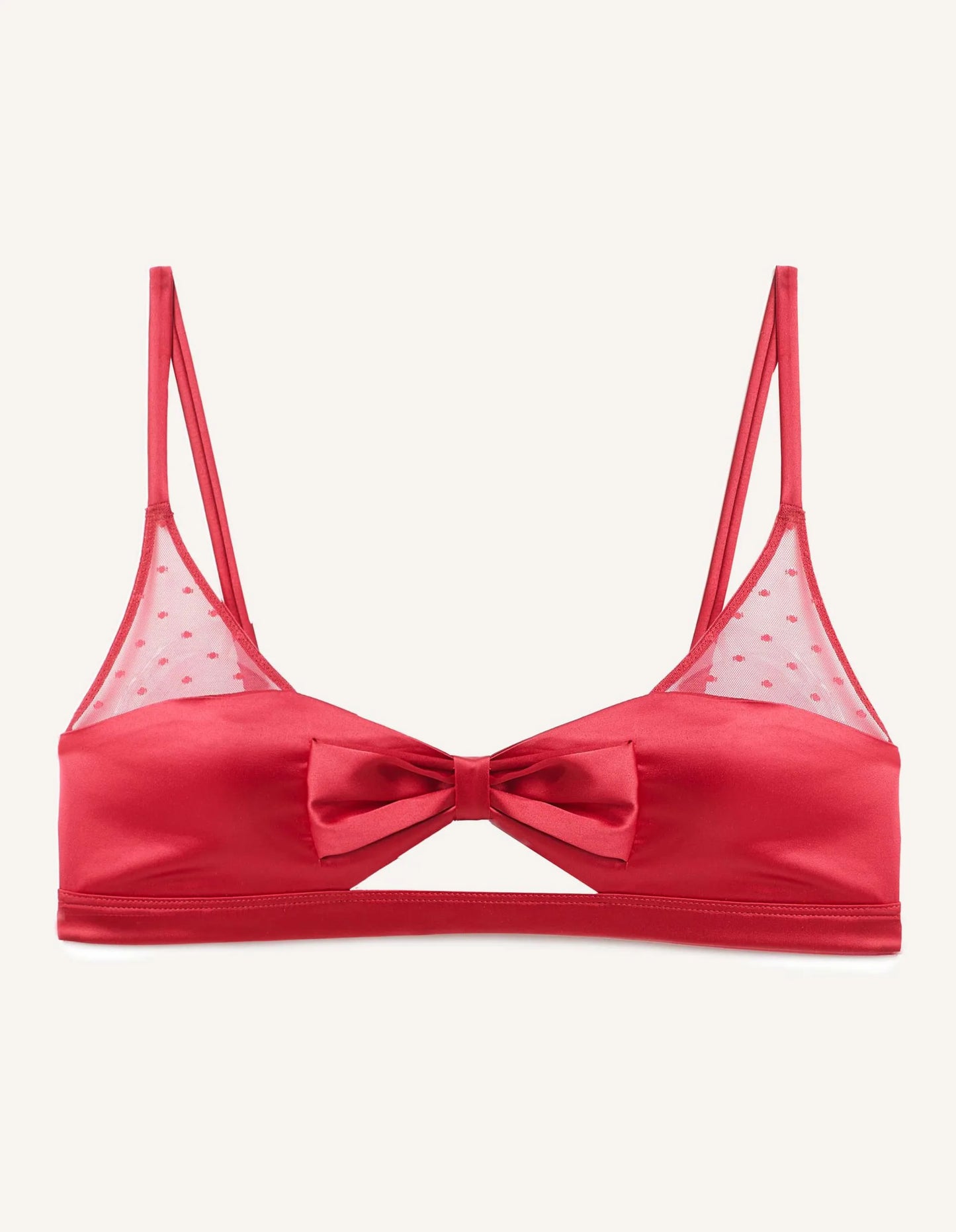 Red passion - Woman Triangle bra