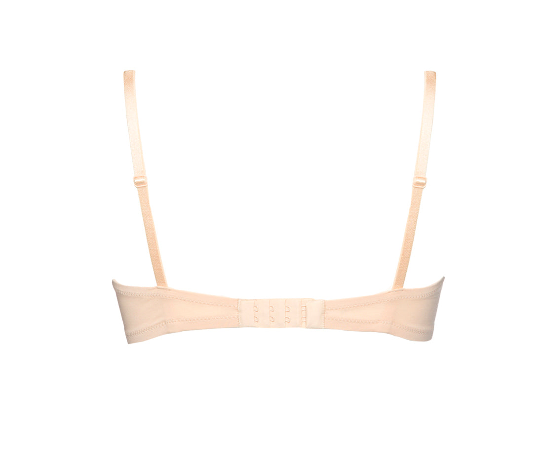 Moulded triangle bra with pad inserts - BUTTERFLY