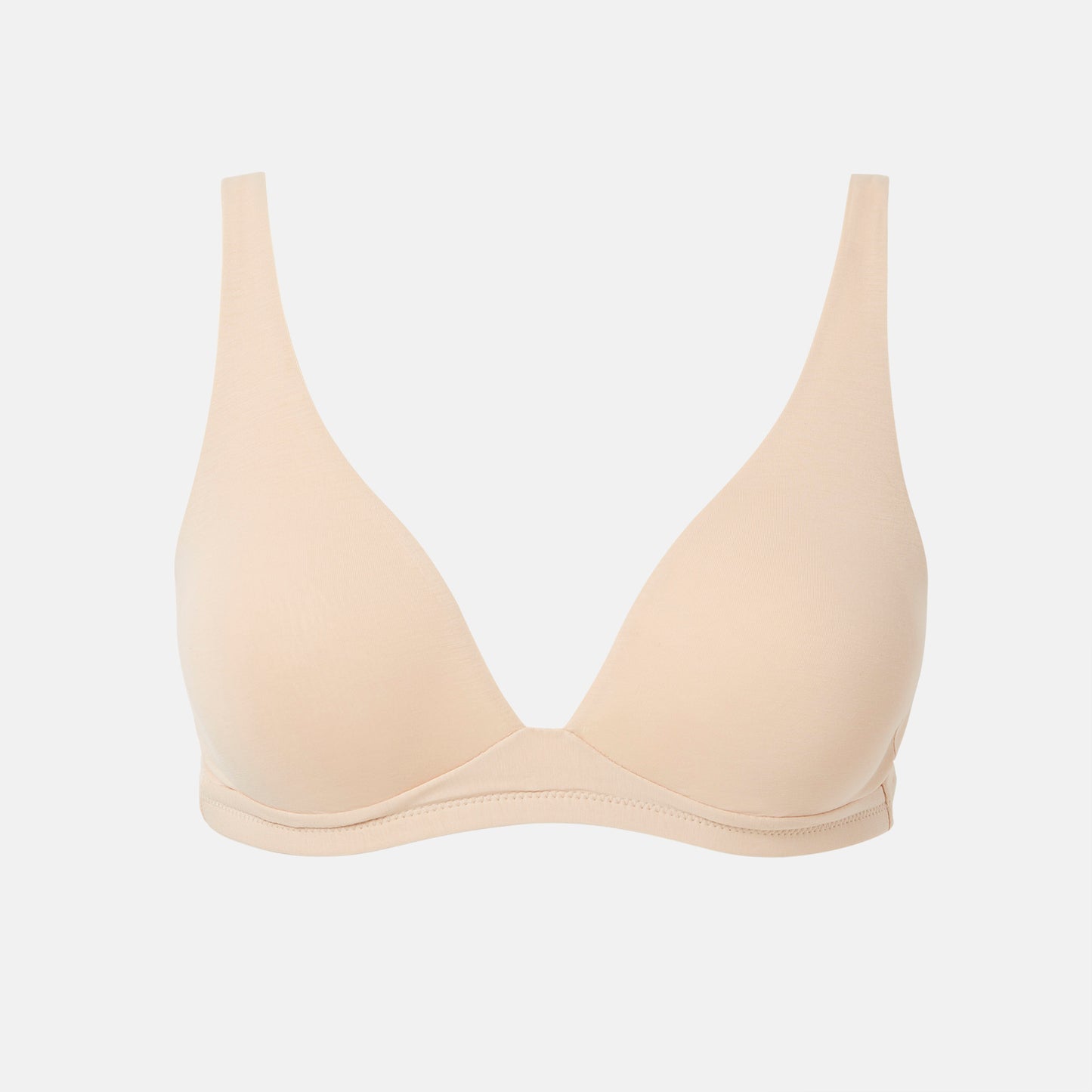 Moulded triangle bra with pad inserts - BUTTERFLY