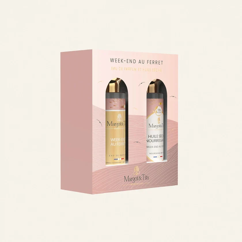 Margot & Tita Week-end au Ferret – Set vaj i thatë + parfum, 2 × 30 ml