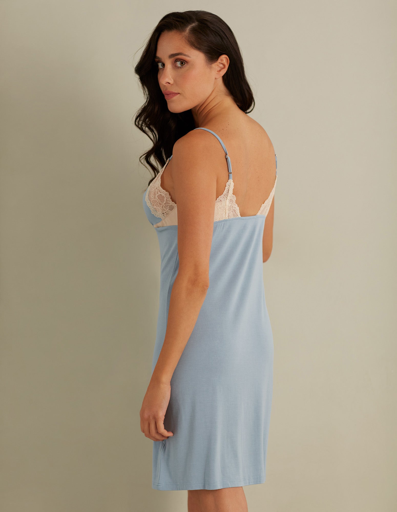 Sleeveless nightshirt - Magnolia