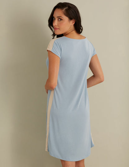Short-sleeve nightshirt - Magnolia