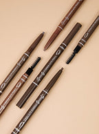 Peripera Speedy Eyebrow Auto Pencil – Auto Brow Pencil with Spoolie for Natural, Defined Brows