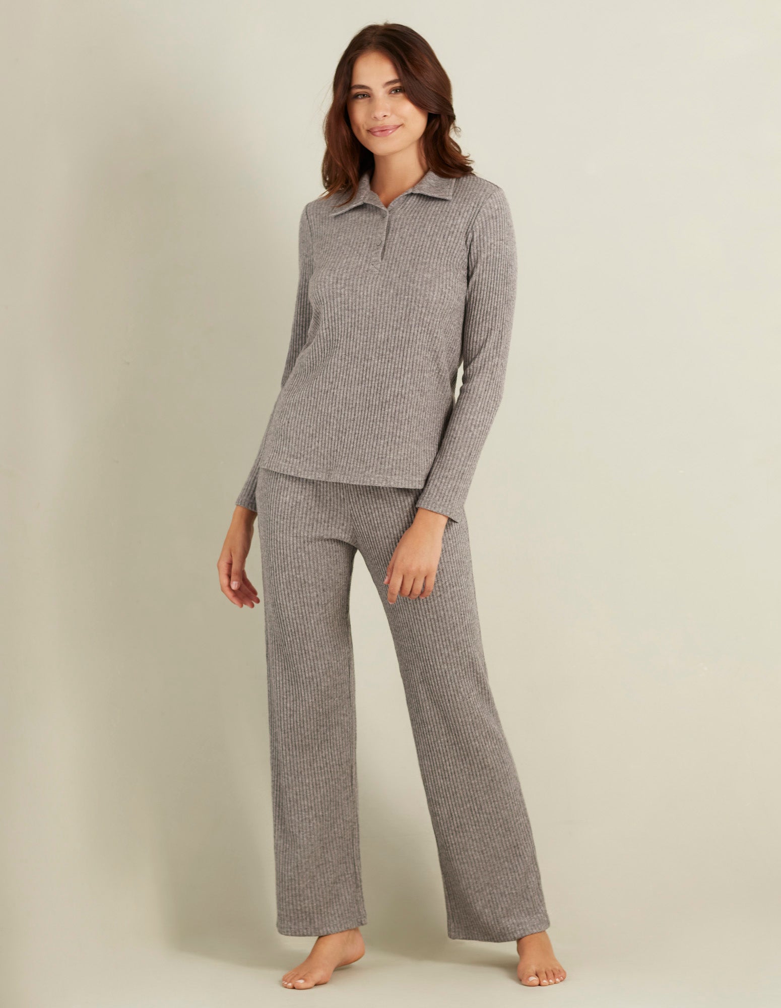 Full-long trousers - Warm Rib