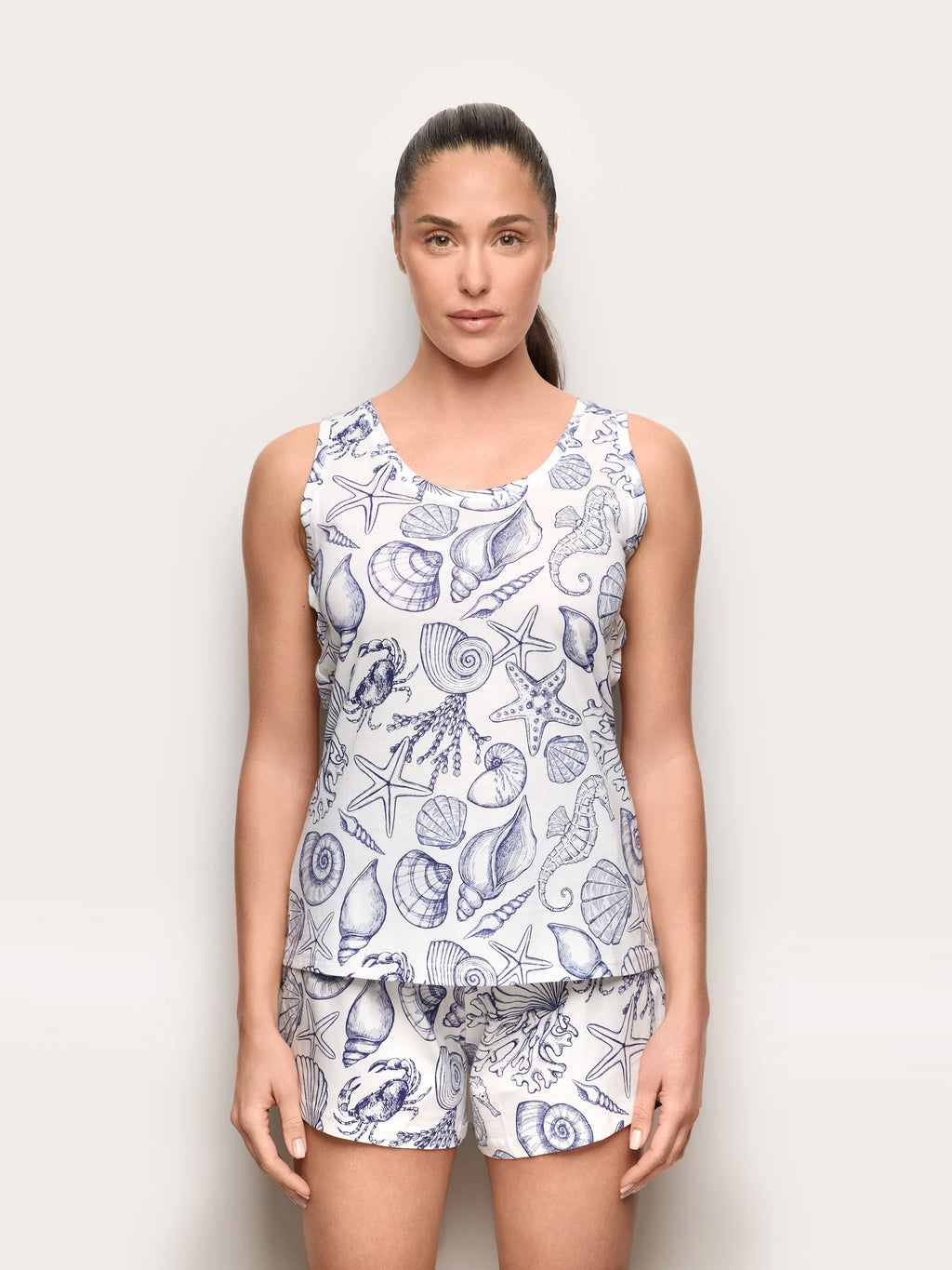 Yamamay Albania Cropped pyjamas | PPCD191007128_02_0d5aa03e-cdea-4b94-8bf2-d320c0996f6b.jpg