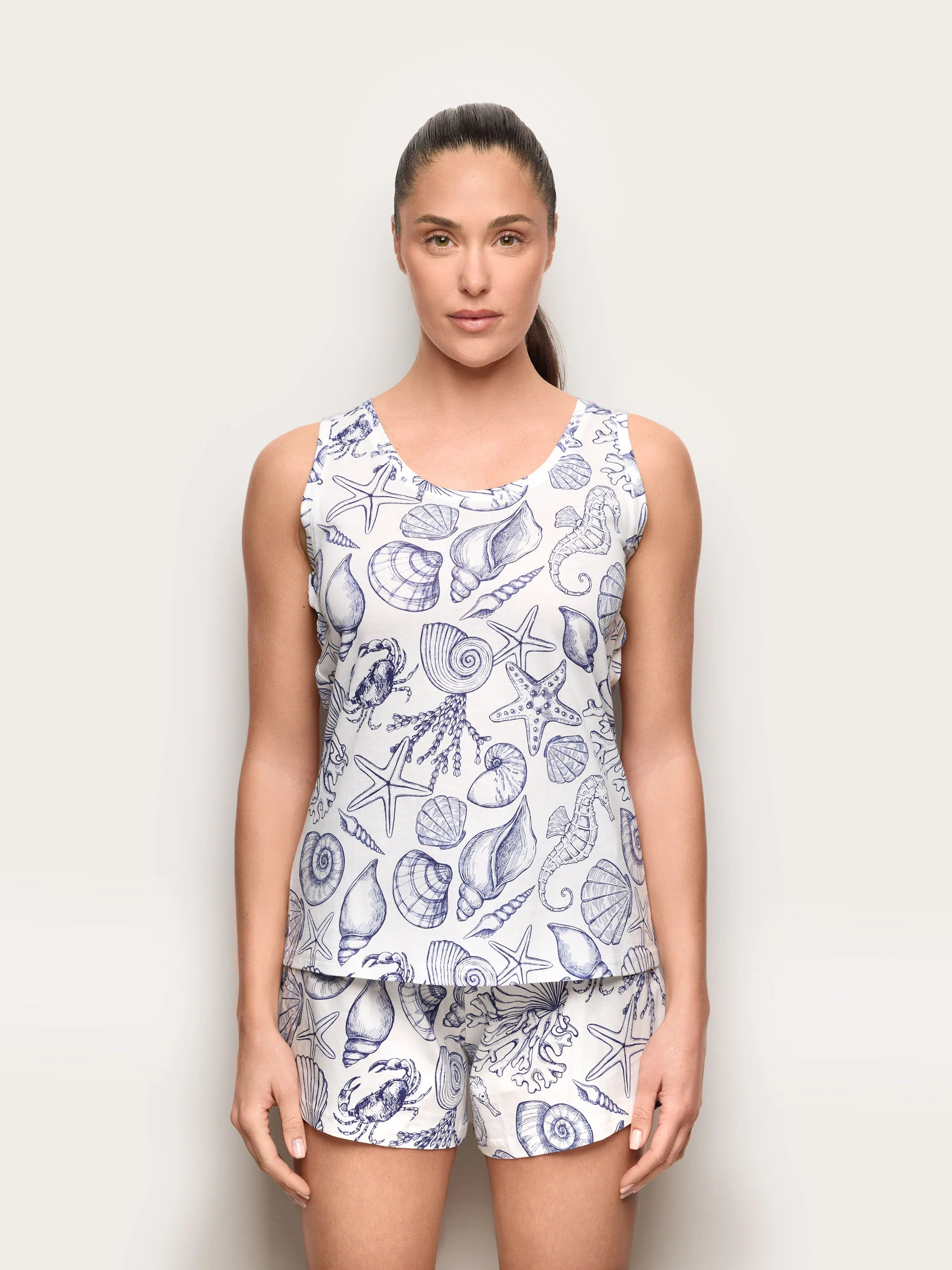 Yamamay Albania Cropped pyjamas | PPCD191007128_02_0d5aa03e-cdea-4b94-8bf2-d320c0996f6b.jpg