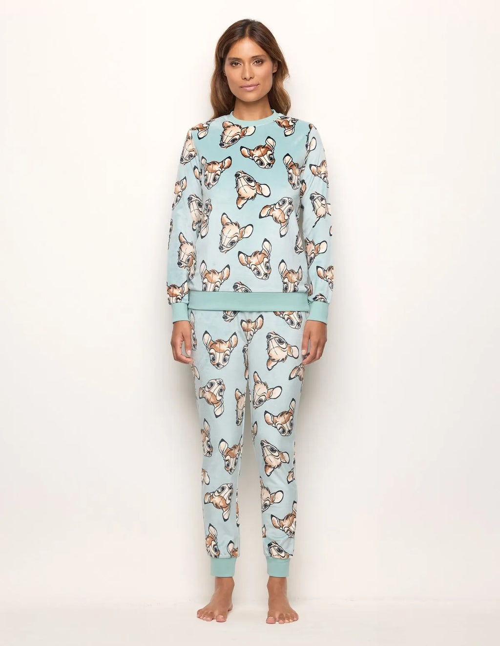 Pizhama të Gjata Disney® Bambi material Chenille – Yamamay | Orkida