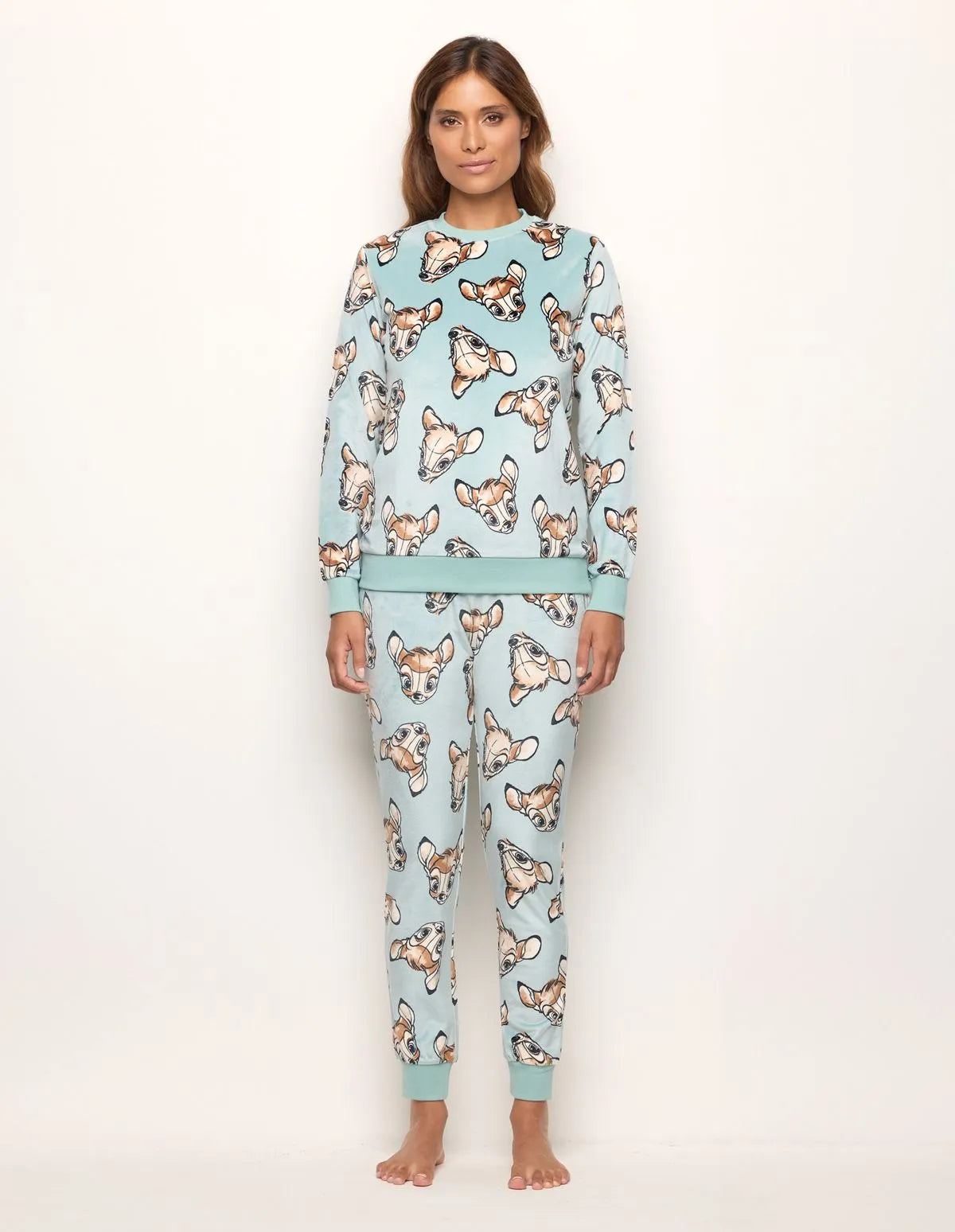Pizhama të Gjata Disney® Bambi material Chenille – Yamamay | Orkida