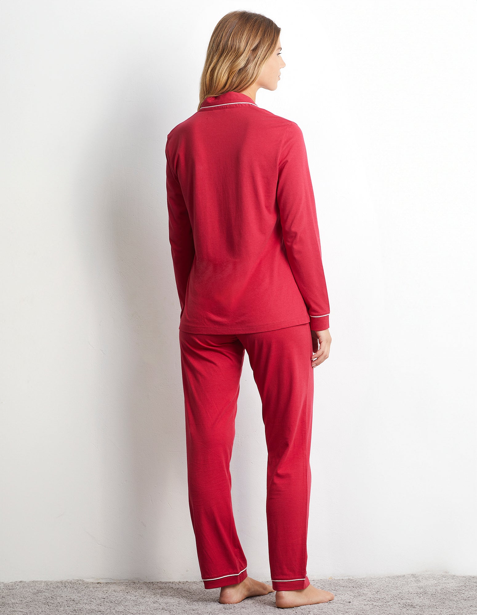 Bow Lover - Woman Long-Pyjamas with front opening