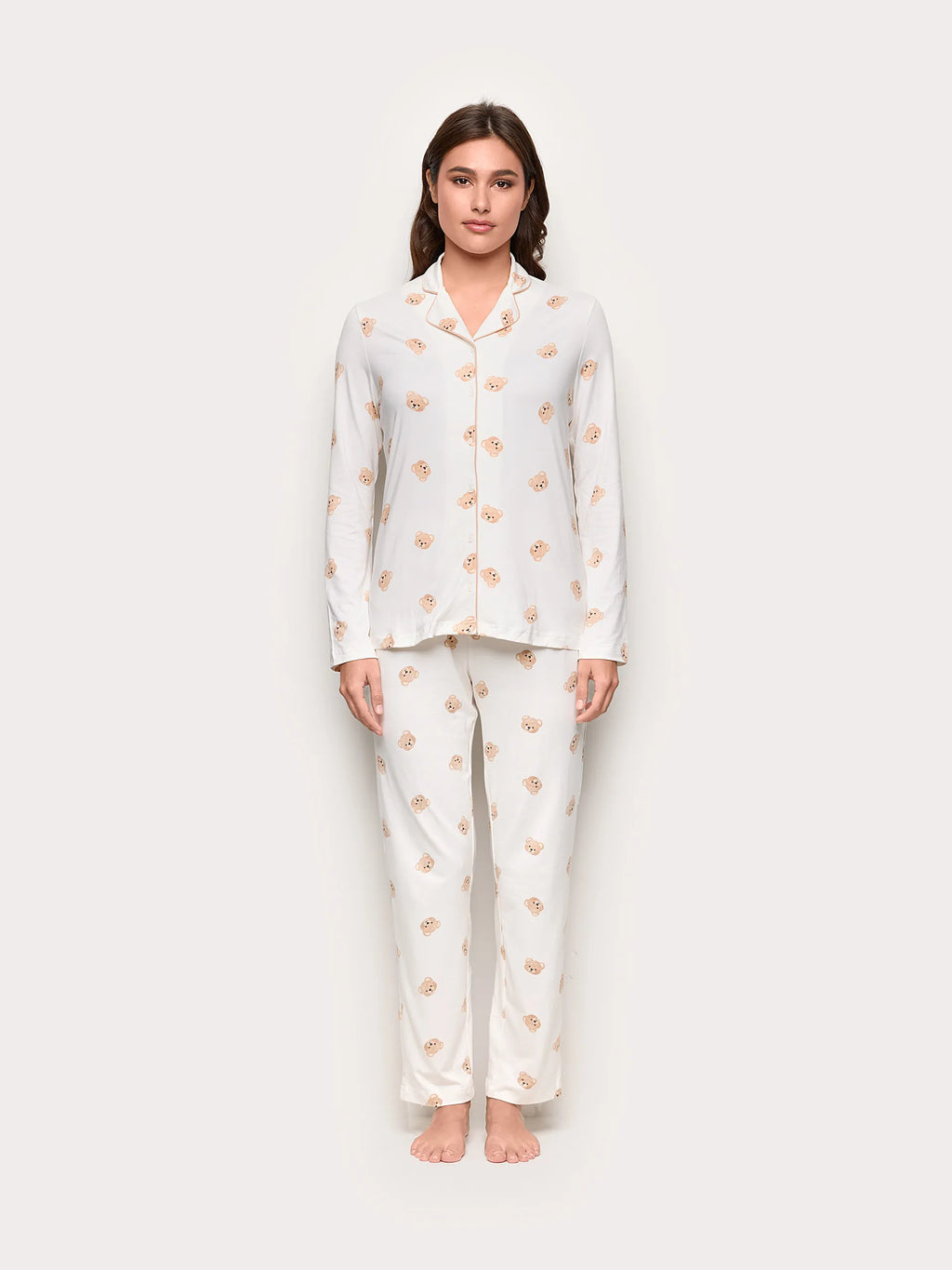 Yamamay Albania Long-Pyjamas with front opening | PPRD184005_128_02.jpg