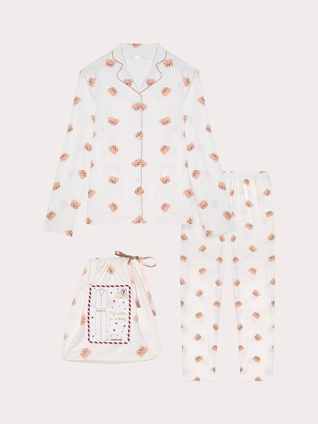 Yamamay Albania Long-Pyjamas with front opening | PPRD184005_128_05.jpg