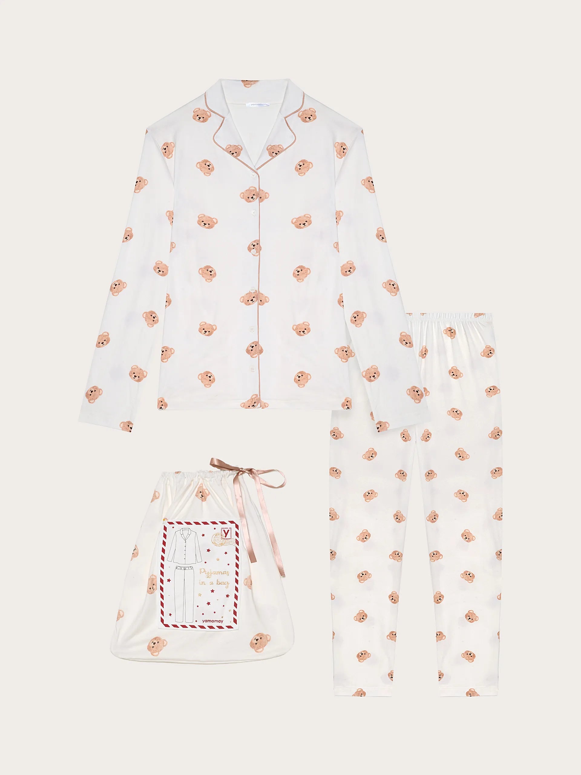 Yamamay Albania Long-Pyjamas with front opening | PPRD184005_128_05.jpg