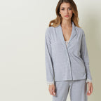 Rib / Lace - Bluzë me mëngë të gjata