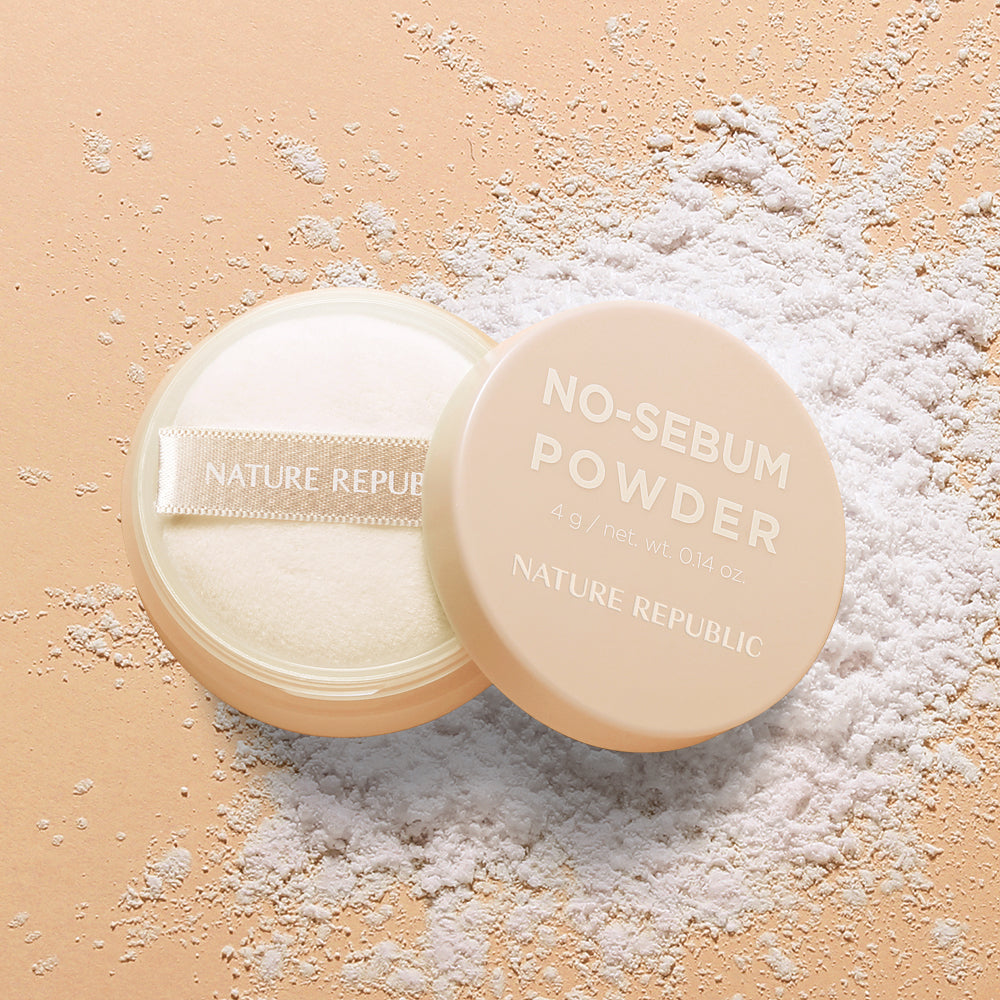 Nature Republic Tea Tree No-Sebum Powder – pudër me tea tree për kontroll të yndyrës së lëkurës nga Bassko.