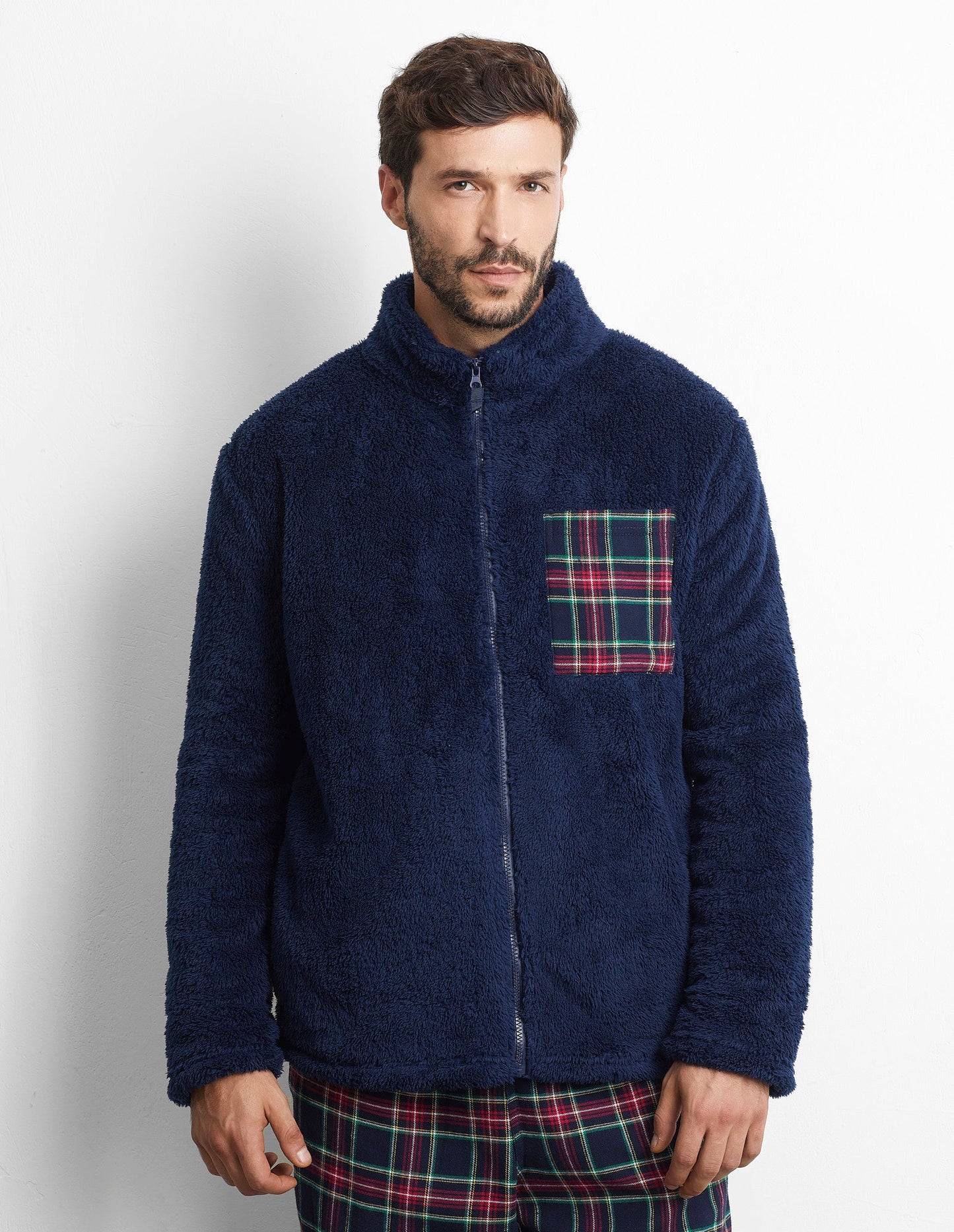 Tartan Family - Man Bed jacket