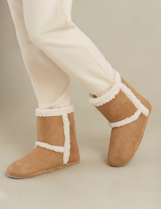 Slipper boots - Teddy bear