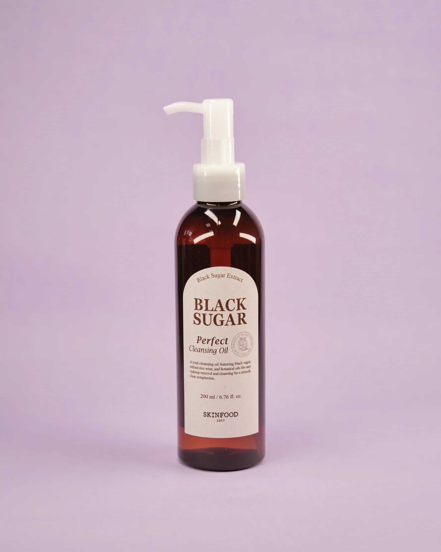 Skinfood Black Sugar Perfect Cleansing Oil – vaj pastrues ushqyes me sheqer të zi për heqje efektive të make-up nga Bassko.