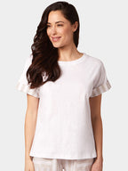 Cotton / Linen - T-shirt me mëngë të shkurtra