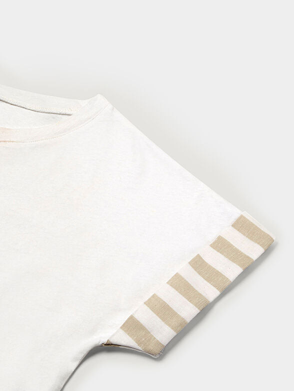 Cotton / Linen - T-shirt me mëngë të shkurtra