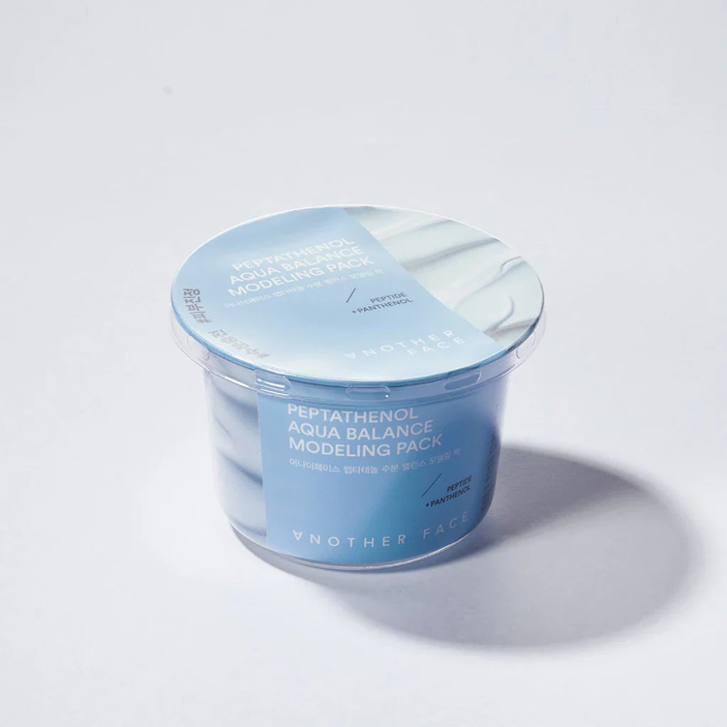 Another Face Peptathenol Aqua Balance Modeling Pack – maskë modeluese hidratuese për rigjenerim dhe freski të lëkurës nga Bassko.
