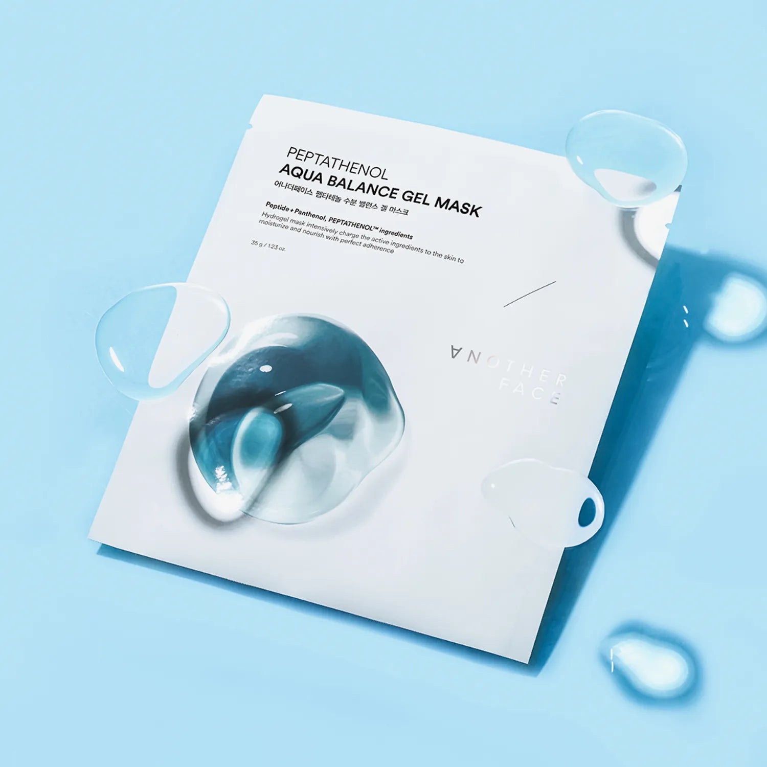 Another Face Peptathenol Aqua Balance Gel Mask – maskë xhel hidratuese dhe qetësuese për lëkurë të shëndetshme nga Bassko.