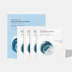 Set me 4 maska hidratuese dhe qetësuese për lëkurë të freskët nga Bassko