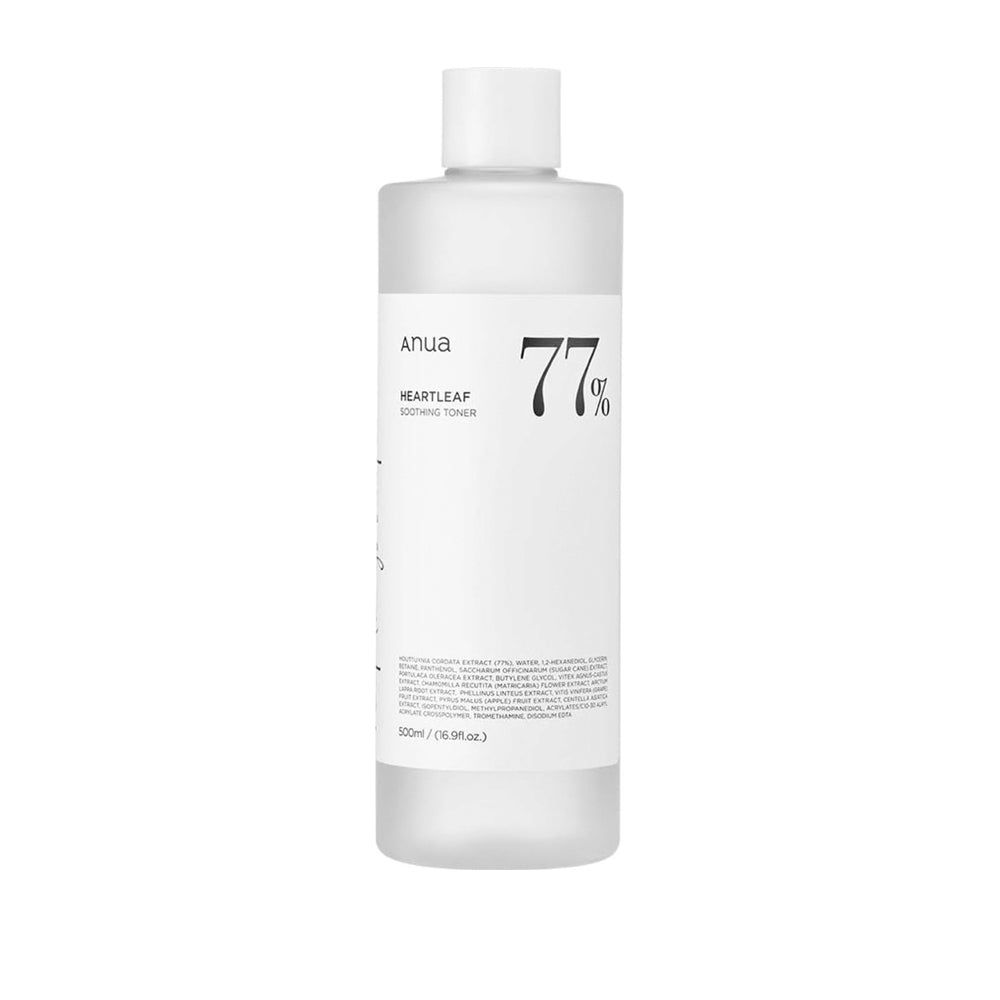 Toner Anua Heartleaf 77% Soothing nga BASSKO – qetëson, hidraton dhe balancon lëkurën e ndjeshme.