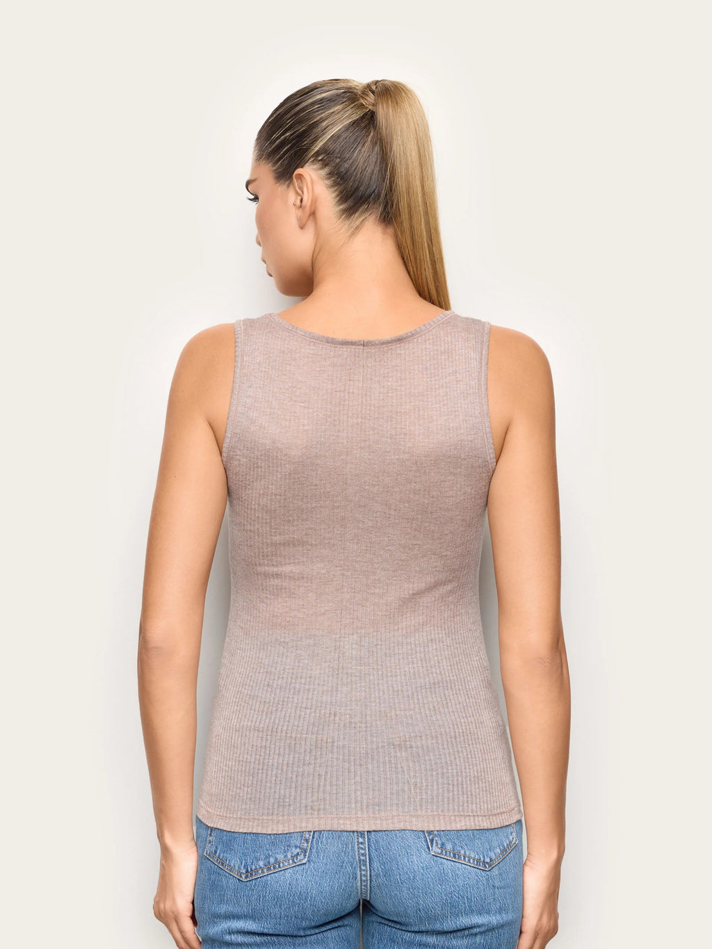 Light Cashmere Rib - Top