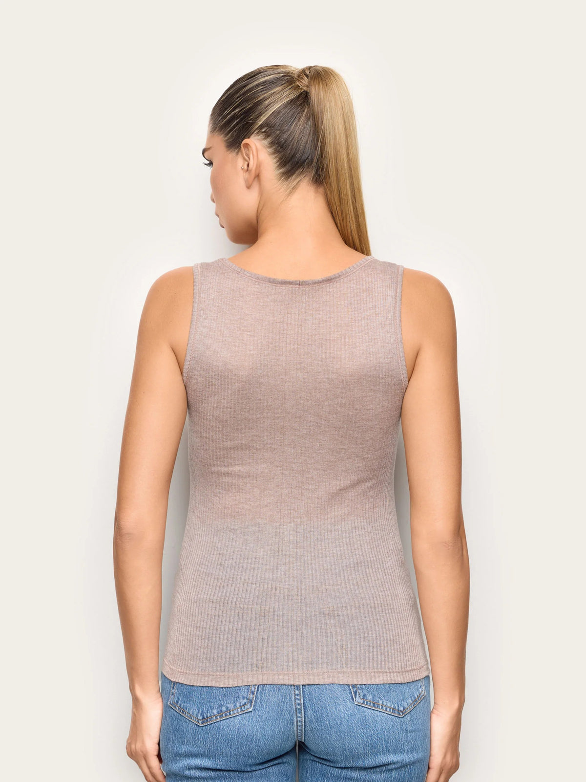Light Cashmere Rib - Top