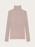 Light Cashmere Rib - Long-sleeve high neck T-shi