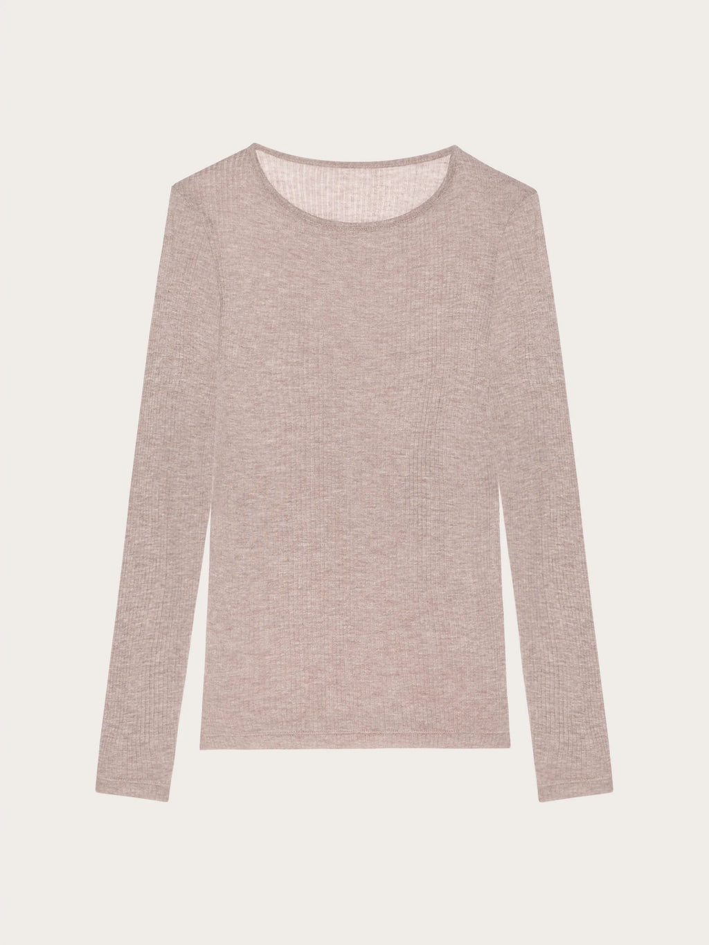 Light Cashmere Rib - Long-sleeve T-shirt