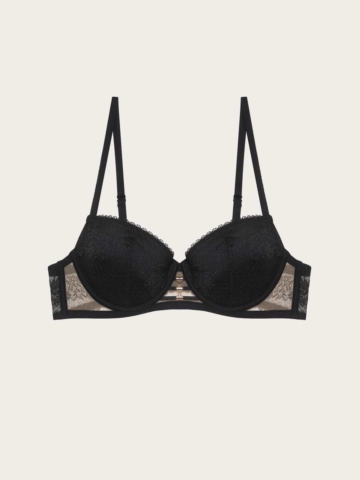 Executive Lace - Padded balcony bra in differen