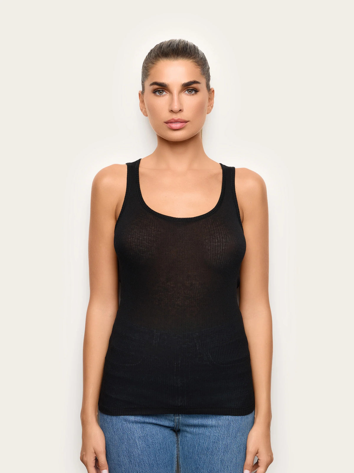 Light Cashmere Rib - Top