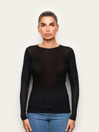 Light Cashmere Rib - Long-sleeve T-shirt