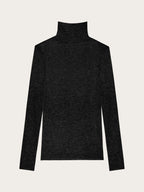 Light Cashmere Rib - Long-sleeve high neck T-shi